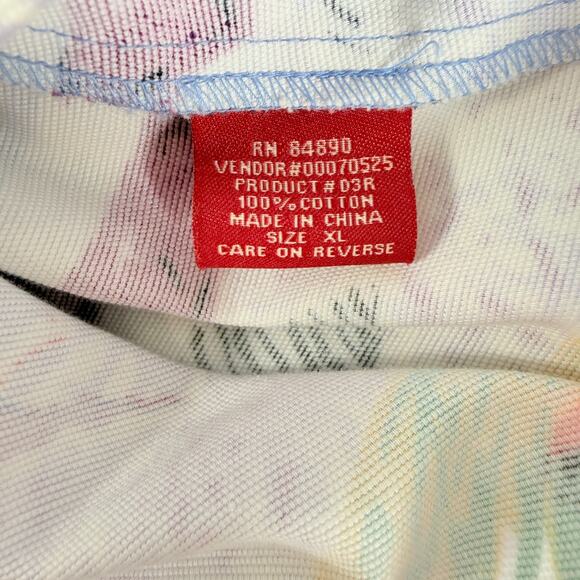 Haband Tudor Court Jacket Womens XL Art to Wear Tropical Beach Paradise - Picture 4 of 9